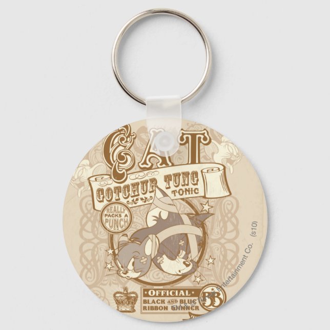 Tom Cat Gotchur Tung Tonic Keychain (Front)
