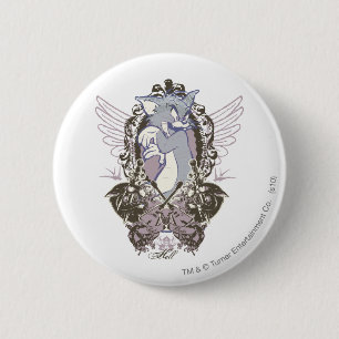 Tom Cat Outa Hell 2 Inch Round Button
