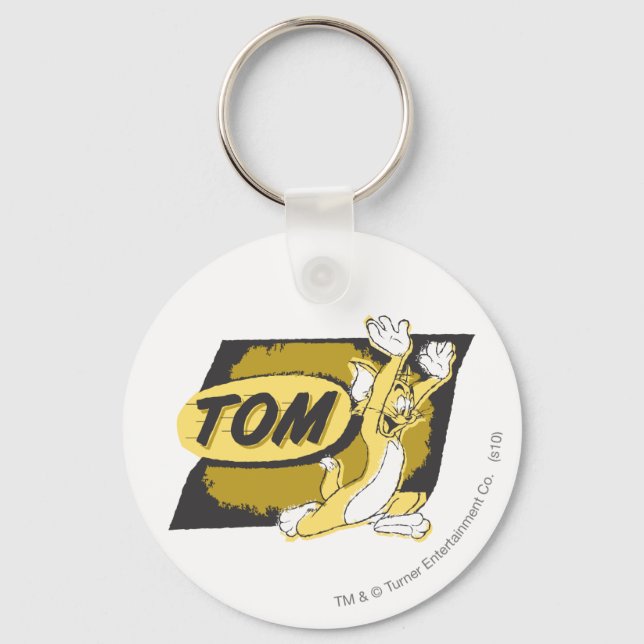 Tom Chasing Keychain (Front)