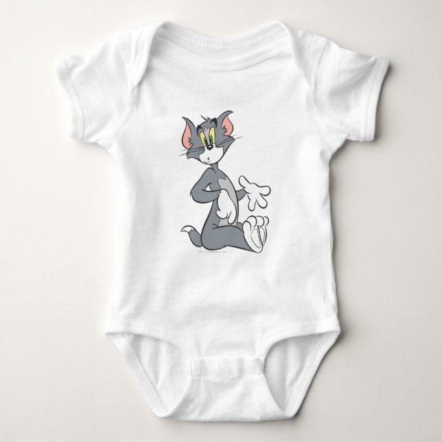 Tom Confused Baby Bodysuit (Front)