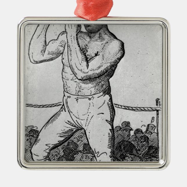 Tom Cribb Metal Ornament (Front)