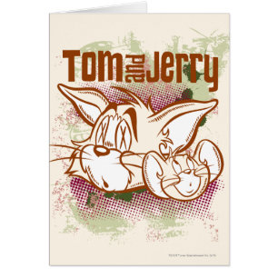 Tom et brun et vert de Jerry