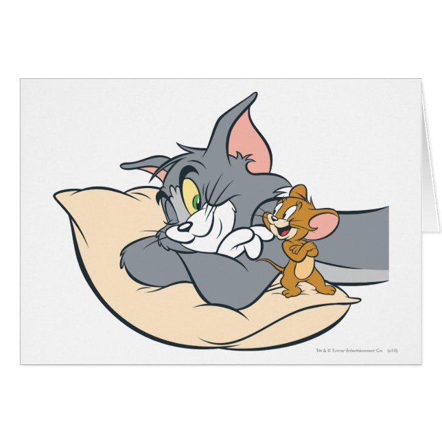 Tom et Jerry sur le Coussin (Devant horizontal)