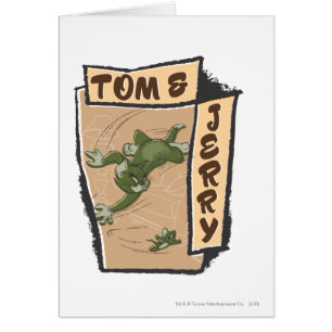 Tom et Jerry sur un canapé tan