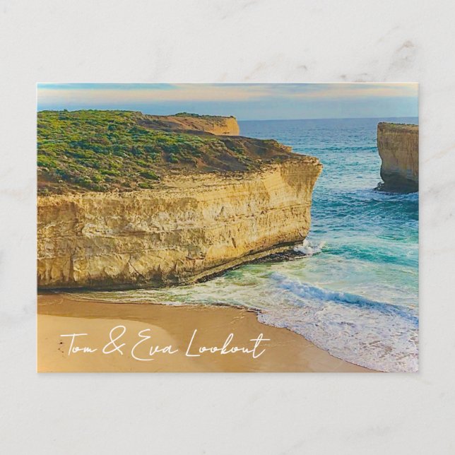 Tom & Eva Lookout, Great Ocean Road Postcard (Front)