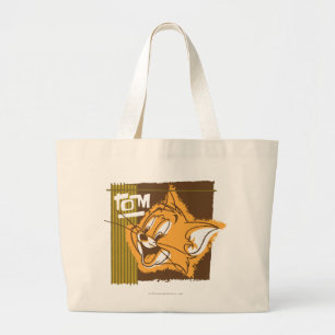 Tom Happy Face Large Tote Bag