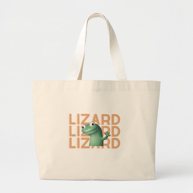 Tom Hopp Tote – Adventure Ready! 🦎👜 (Front)