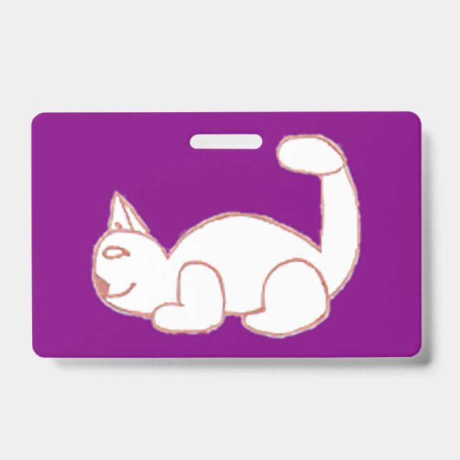 Tom Horizontal Lanyard Badge (Front)