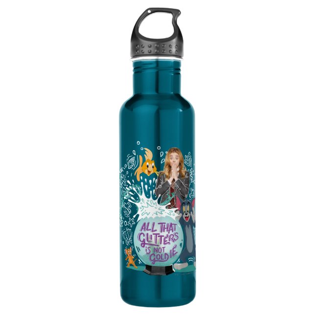 Tom & Jerry - All That Glitters Is Not Goldie 710 Ml Water Bottle (Front)