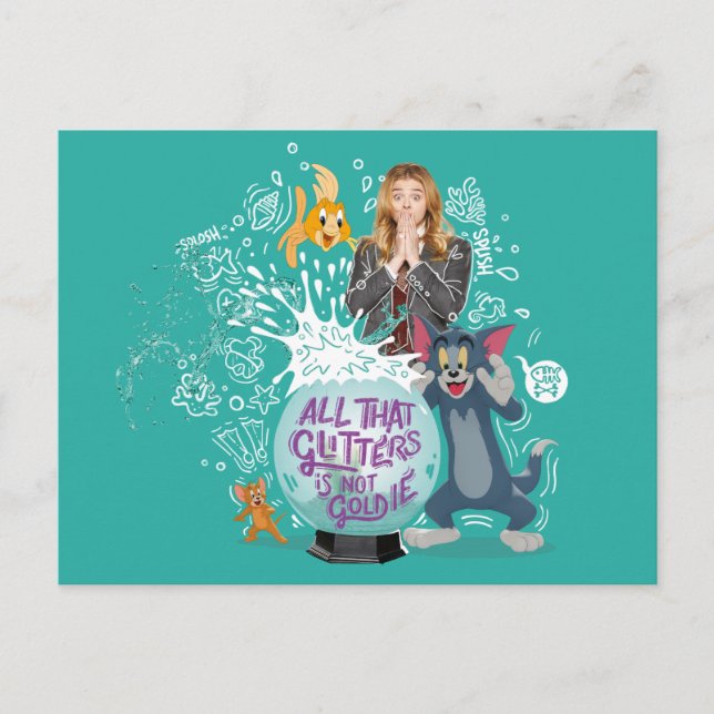 Tom & Jerry - All That Glitters Is Not Goldie Postcard (Front)