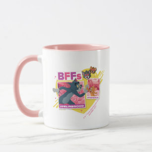 Tom & Jerry BFFs Photo Emoji Collage Mug