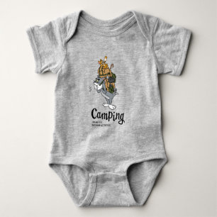 Tom & Jerry Camping Baby Bodysuit