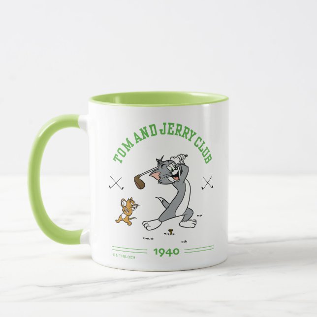 Tom & Jerry Golfing Club 1940 Mug (Left)