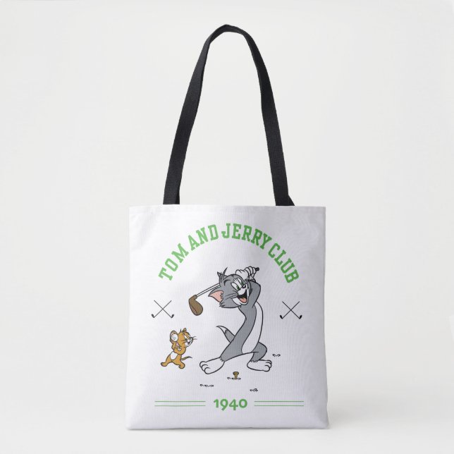 Tom & Jerry Golfing Club 1940 Tote Bag (Front)