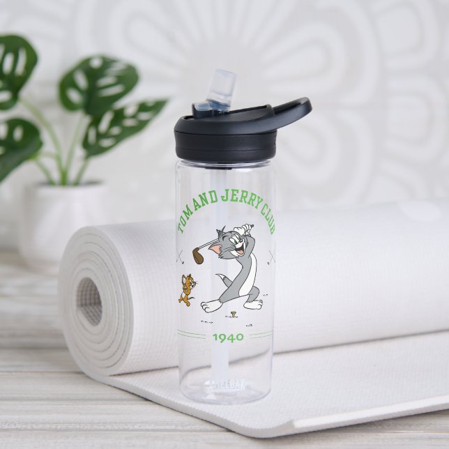 Tom & Jerry Golfing Club 1940 Water Bottle (Yoga)