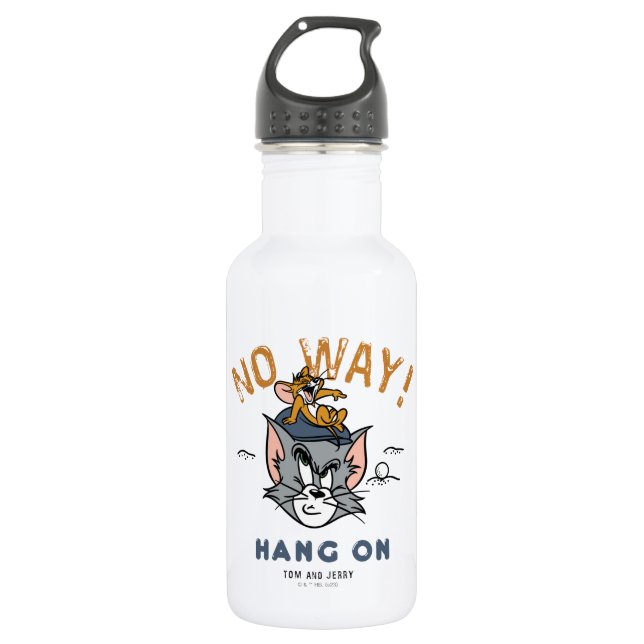 Tom & Jerry Golfing "No Way" 532 Ml Water Bottle (Front)