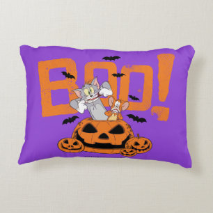 Tom & Jerry Happy Halloween Boo Accent Pillow