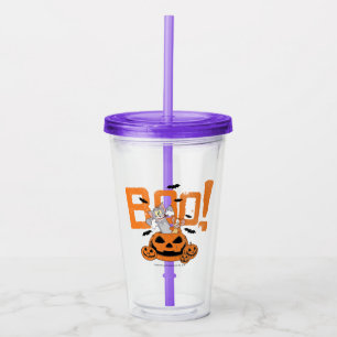 Tom & Jerry Happy Halloween Boo Acrylic Tumbler
