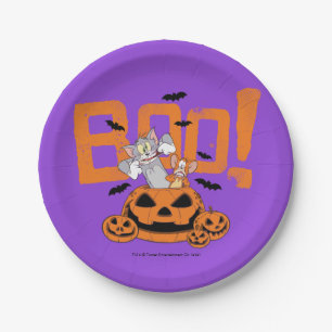 Tom & Jerry   Happy Halloween Boo Paper Plate