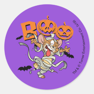 Tom & Jerry   Jerry is SO Scary Classic Round Sticker