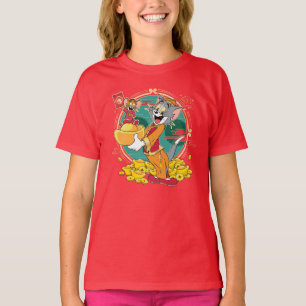 Tom & Jerry New Years Red Envelope T-Shirt