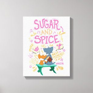 Tom & Jerry - Sugar And Spice Canvas Print