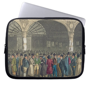 Tom & Jerry visiting the Stock Exchange, from 'Lif Laptop Sleeve