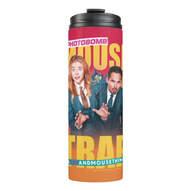 Tom & Jerry With Kayla and Terrance - Mouse Trap Thermal Tumbler (Front)