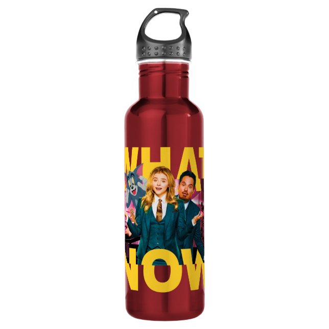 Tom & Jerry With Kayla and Terrance - What Now 710 Ml Water Bottle (Front)