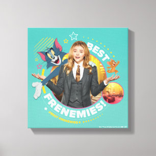 Tom & Jerry With Kayla - Best Frenemies Canvas Print