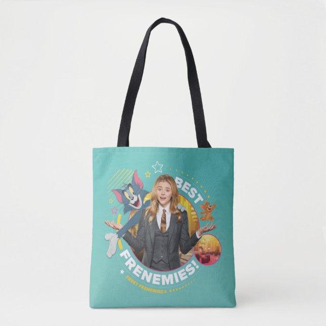 Tom & Jerry With Kayla - Best Frenemies Tote Bag (Front)