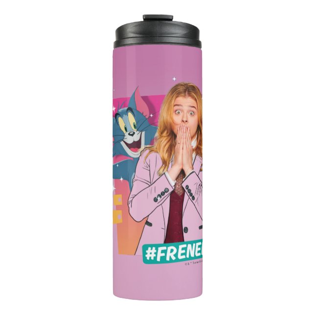 Tom & Jerry With Kayla - Frenemies Thermal Tumbler (Front)