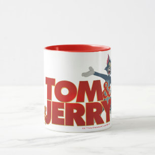 Tom & Jerry With Movie Logo Mug