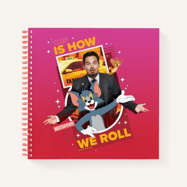 Tom & Jerry With Terrance - This Is How We Roll Notebook (Front)