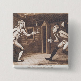 Tom Jones and the Centinel, 1799 2 Inch Square Button
