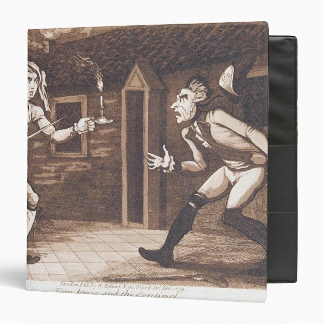 Tom Jones and the Centinel, 1799 Binder (Front/Inside)