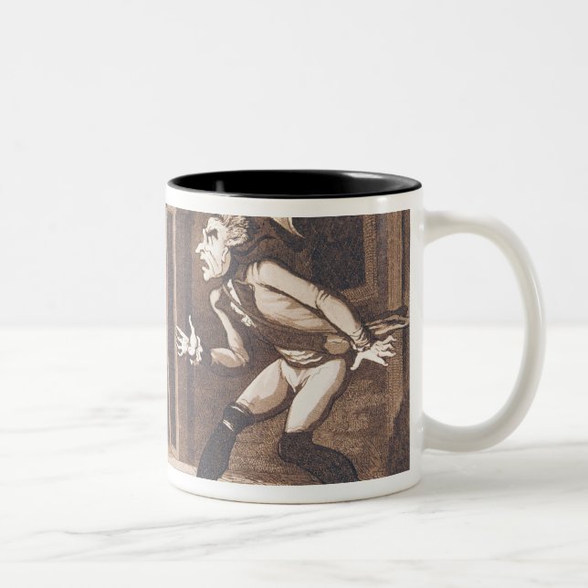 Tom Jones and the Centinel, 1799 Two-Tone Coffee Mug (Right)