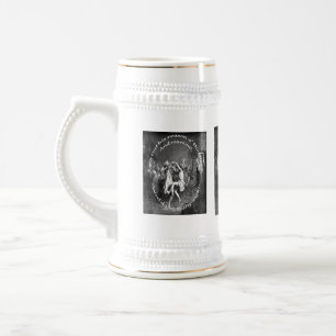 Tom Lost His Reason All Together Burns Night Grey Beer Stein