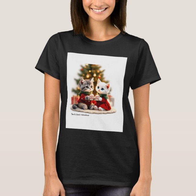 Tom Luna Cozy Christmas Cocoa  T-Shirt (Front)