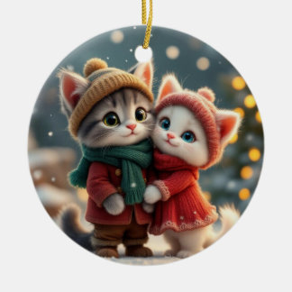 🎄Tom & Luna’s Adventures – 2025 Christmas Edition Ceramic Ornament