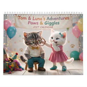 Tom & Luna’s Paws & Giggles 2027 Funny Calendar