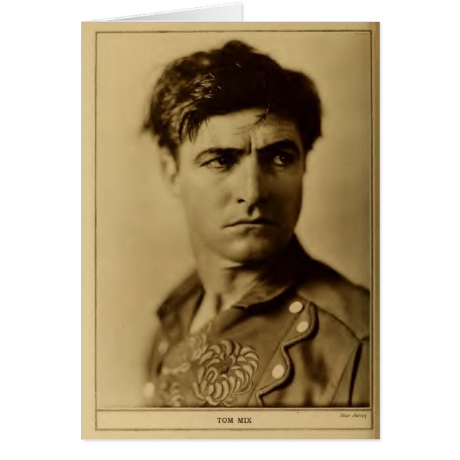Tom Mix 1926 cinémas muets rocailleux de portrait (Devant)