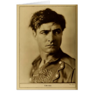 Tom Mix 1926 rugged actor portrait silent films