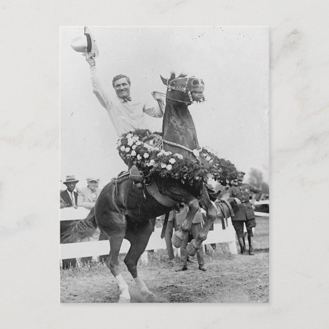 Tom Mix At A Horse Show Postcard (Front)
