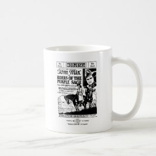 Tom Mix Riders of Purple Sage Western ad 1925 Coffee Mug