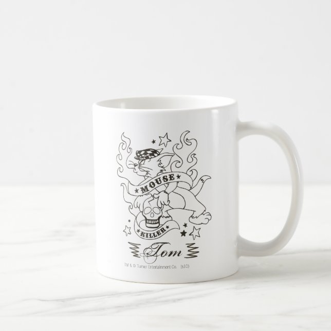 Tom Mouse Killer Tattoo 1 Coffee Mug (Right)