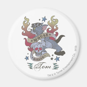 Tom Mouse Killer Tattoo 2 Magnet