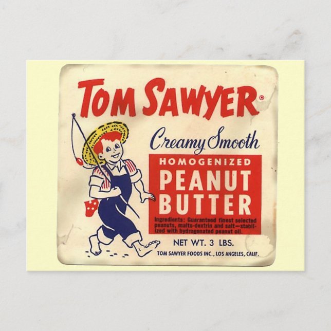 Tom Sawyer - 1945 Postcard (Front)