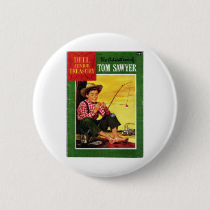 Tom Sawyer - Retro Comics - Fantasy - Retro Comic 2 Inch Round Button