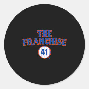 Tom Seaver The Franchise New York Baseball  Classic Round Sticker